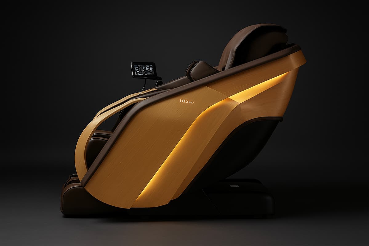 Japán D.Core CIRRUS II Masszázsfotel természetes bőrből