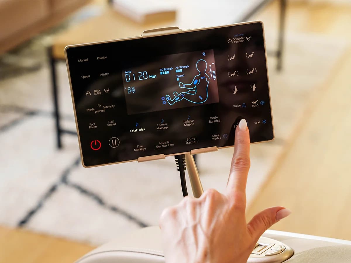 Távvezérlő táblagép. Bluetooth hangrendszer. Hangvezérlés